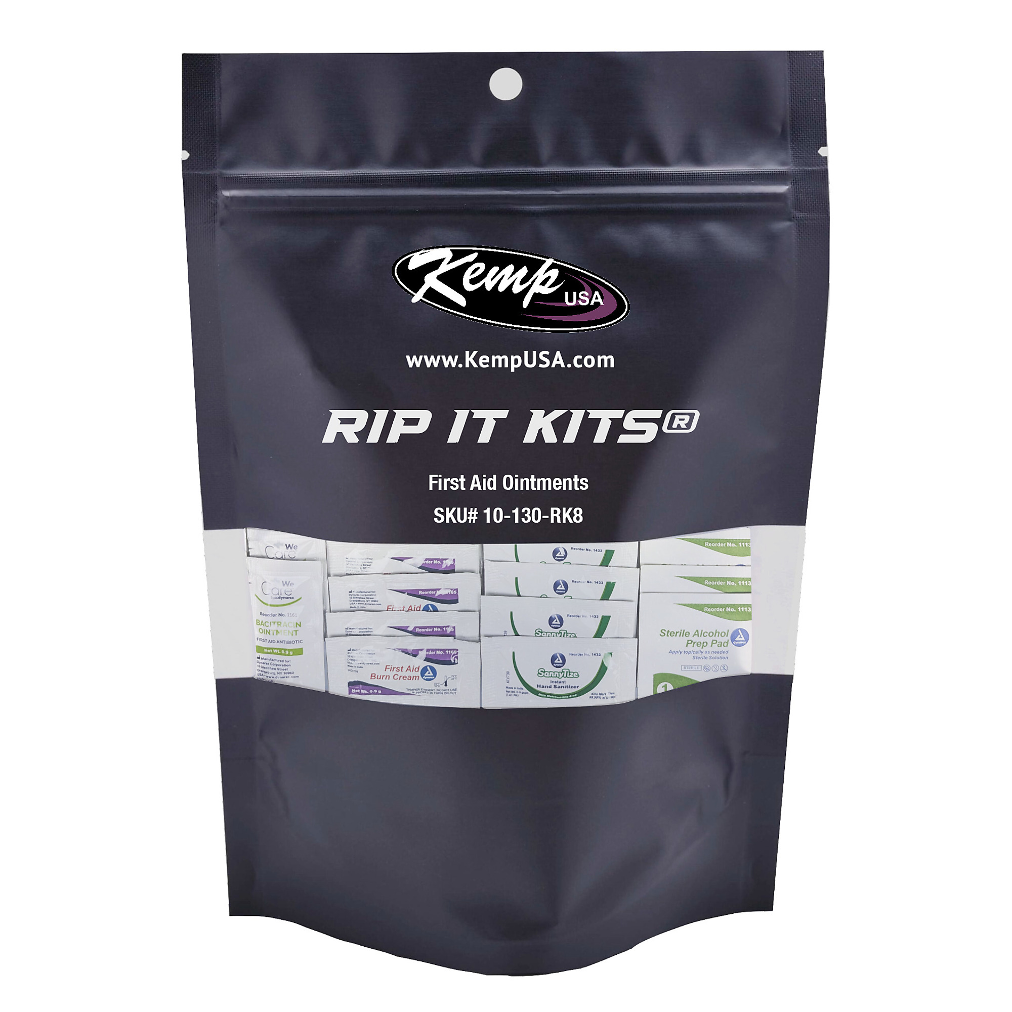Kemp USA Rip It Kits — First Aid Ointments, 8 Pcs, Model# 10-130-RK8